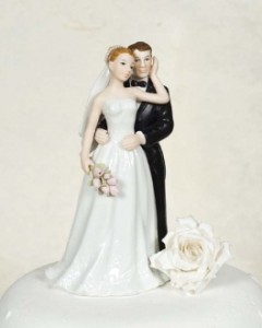 Свадебные фигурки на торт
